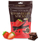 BEEMAX Belgian Chocolate Covered Fruit Sticks - Gourmet Dried Fruit Treat, 3.5 oz Pouch, Dark Chocolate, Non-GMO
