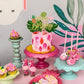 1 Pcs Tropical Luau Happy Birthday Cake Topper Glitter Flower Palm Tree Flamingo Turtle Leaf Pineapple Aloha Cake Pick For Summer Beach Hawaii Luau Theme Birthday Party Cake Decorations Supplies