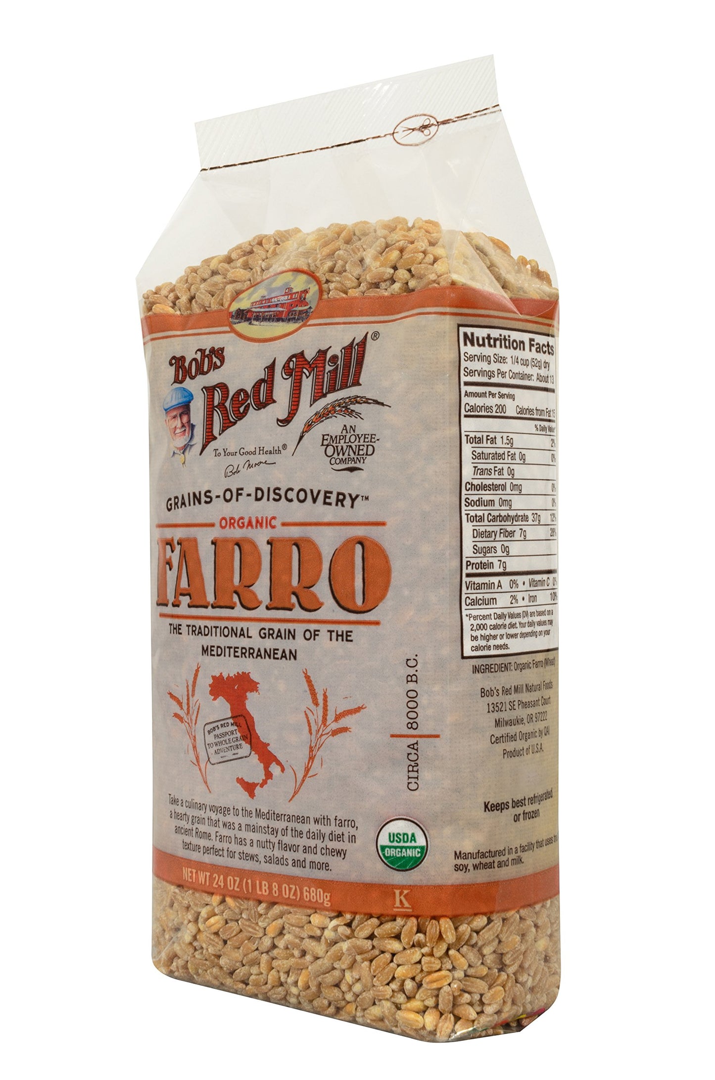 Bobs Red Mill Grain Farro 24 Oz