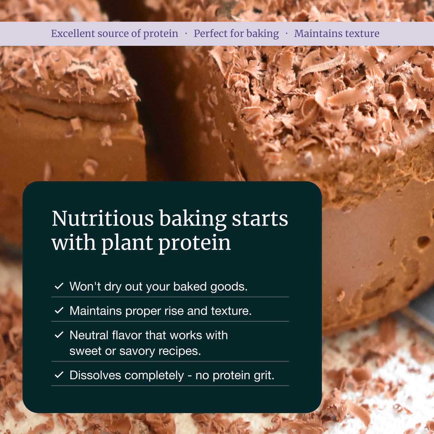 Nuzest Bethanys Pantry Plant Protein Bake Powder Flour Substitute for Baking 8.8 oz / 250 g