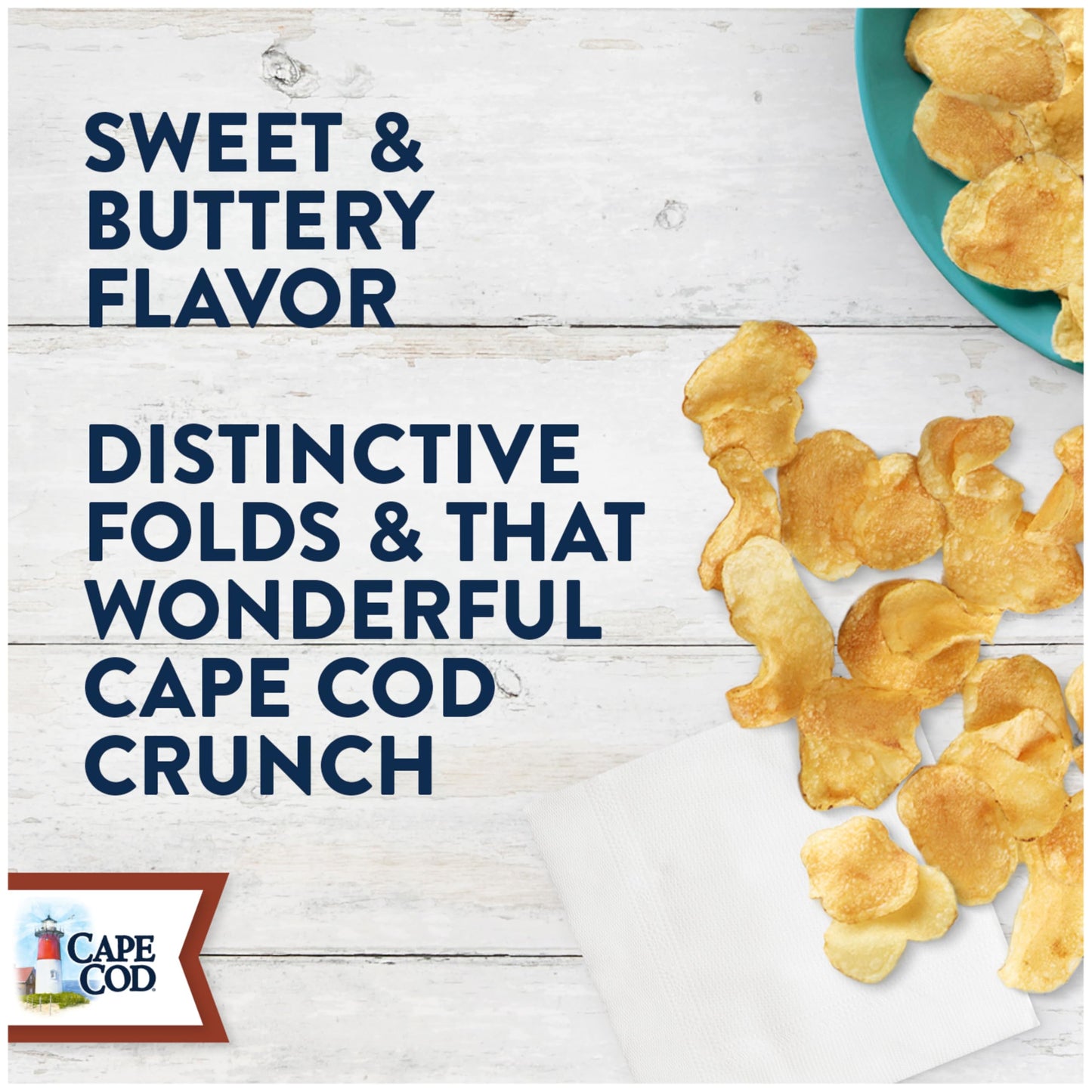 Cape Cod Russet Kettle Chips, 7.5 Ounce, Pack of 1