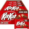Kit Kat Milk Chocolate Wafer King Size, Halloween Candy Bars, 3 Oz (24 Count)