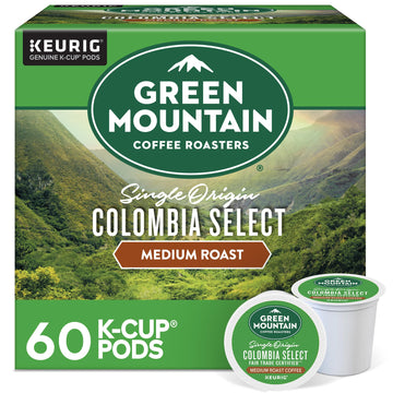 Green Mountain Coffee Roasters Colombia Select, Keurig Single Serve K-Cup Pods, Medium Roast Coffee, 60 Count, (6 Packs Of 10)