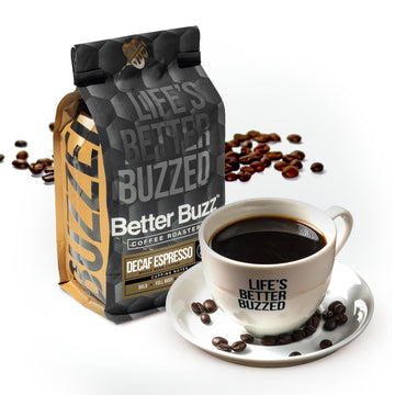 Better Buzz Decaf Espresso Dark Roast Whole Bean Coffee 12Oz, Swiss Water Processed