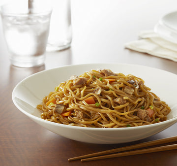 Nissin Chow Mein Premium Teriyaki Beef, 4.0 Ounce (Pack of 12)