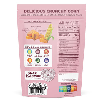 Love Corn Bbq 4Oz X 1 Bag - Delicious Crunchy Corn - Healthy Family Snacks - Gluten Free, Kosher, Non-Gmo - Alternative For Chip
