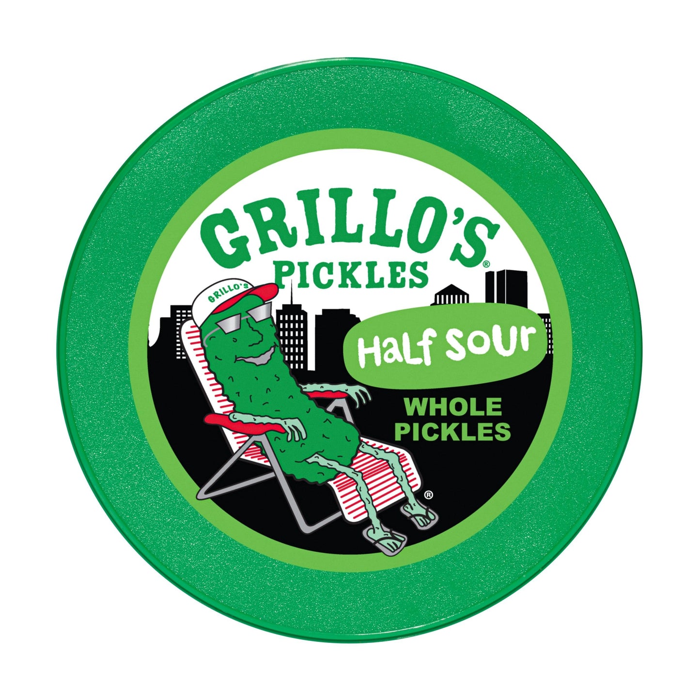 Grillos Pickles Half Sour Whole Pickles, 32 Fl oZ