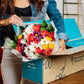 Benchmark Bouquets Life Is Good Flowers Orange, Prime Delivery, Vase Included, Grower Direct Fresh Cut Flowers, Gift For Home D