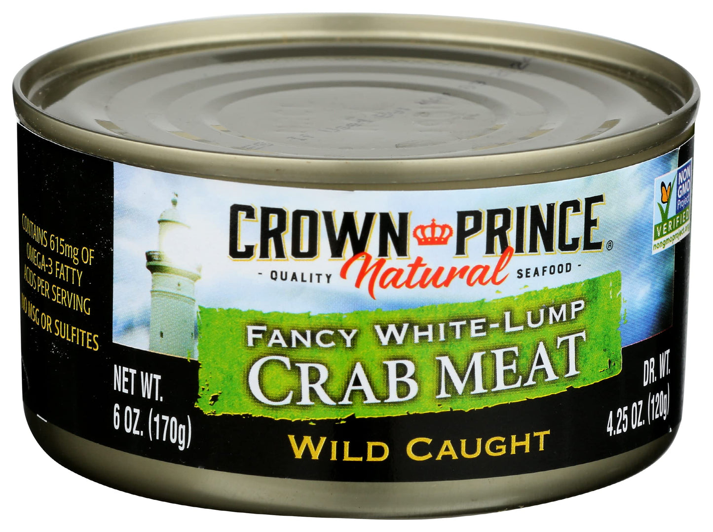 Crown Prince, Fancy White Lump Crab Meat, 6 Oz