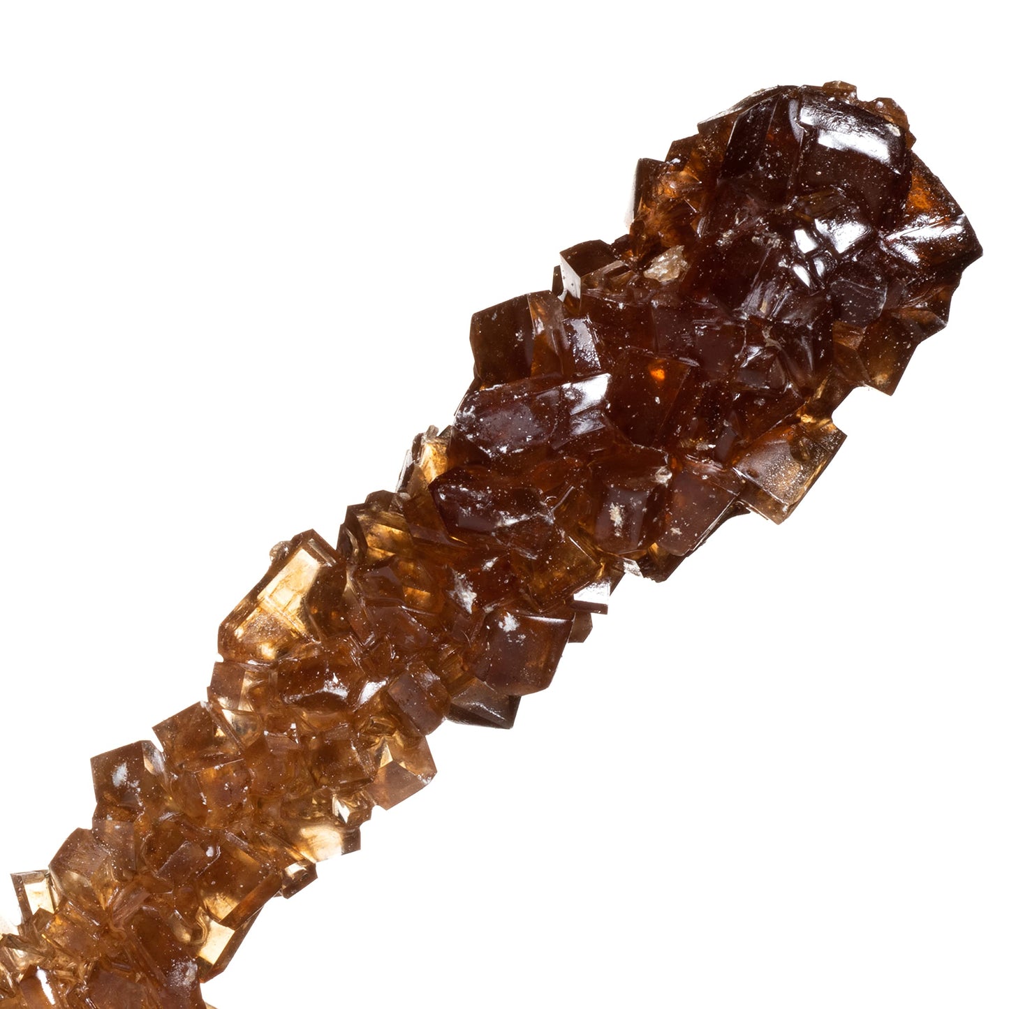 Candy Envy Amber Rock Candy Sugar Sticks, Root malt-inspired Flavor, 36 Individually Wrapped, 36 Count