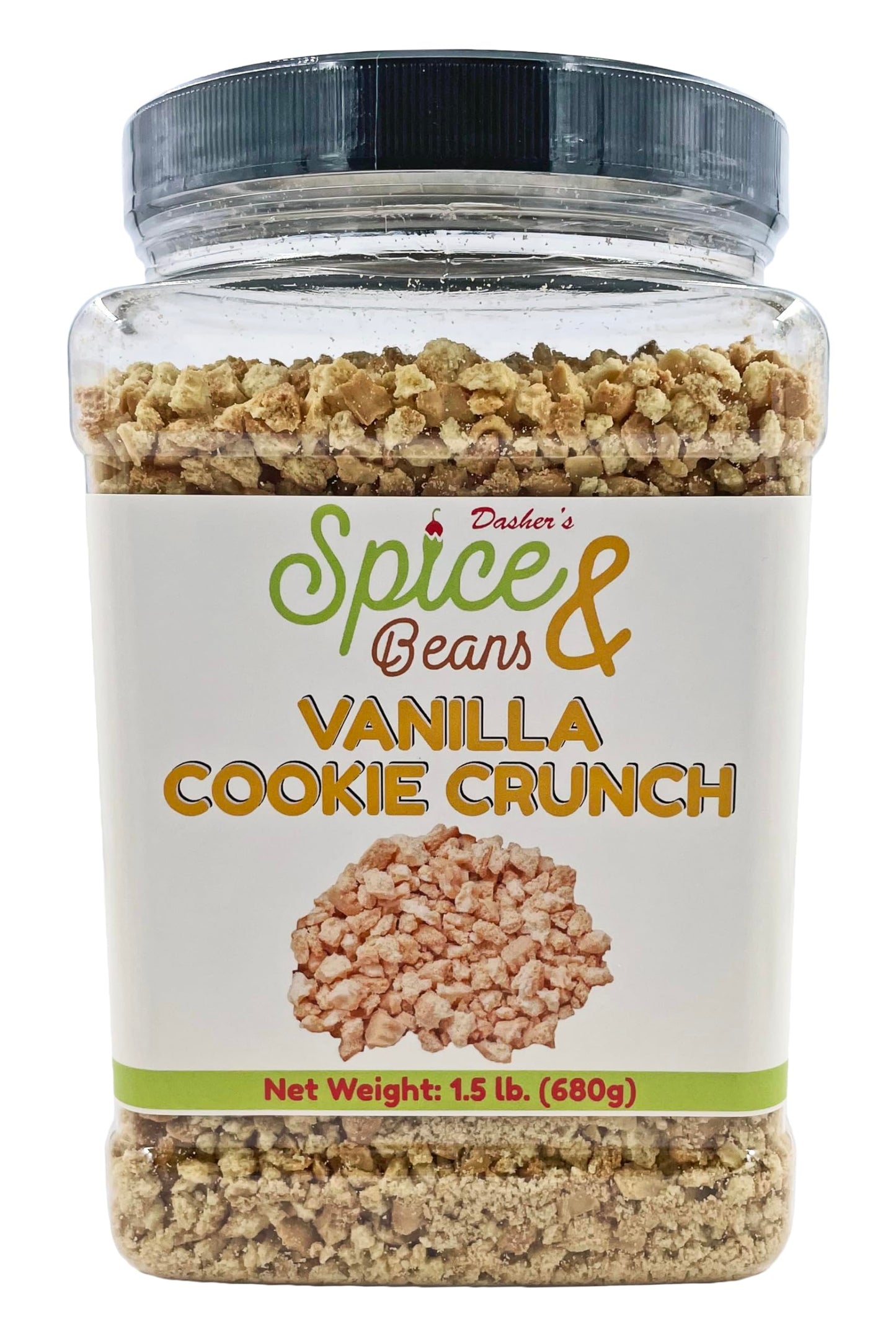 Vanilla Cookie Crunch 1.5 lb | Dessert Topping & Decoration for Ice Cream, Sundaes, Cakes, Cupcakes, Milkshakes & Frozen Yogurt 