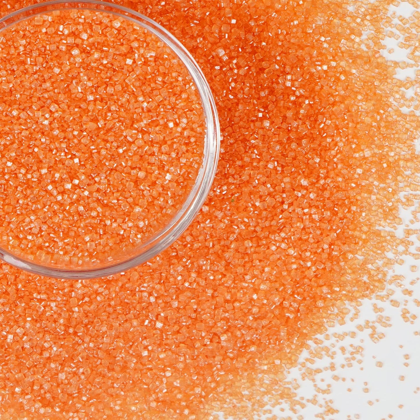 Orange Sanding Sugar Sprinkles, Food Grade 150g, Edible Sprinkles for cupcake decorating, Cake Toppers, Sprinkles Decoration, Ic