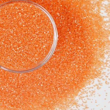 Orange Sanding Sugar Sprinkles, Food Grade 150g, Edible Sprinkles for cupcake decorating, Cake Toppers, Sprinkles Decoration, Ic