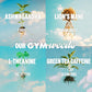 GYM   Athletic Focus Drink with KSM-66 Ashwagandha, Lions Mane, 200mg Green Tea Caffeine, Brain Candy Flavor, 12 Pack