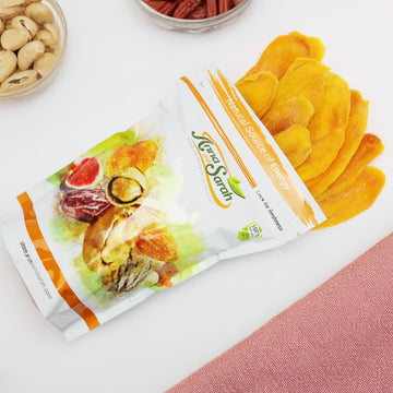 Anna and Sarah Extra Low Sugar Added Dried Mango Slices 32 Oz Delicious Texture Soft & Juicy, Naturally Ripened Fruits, Gluten F