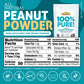 Crazy Richards 100% All-Natural Peanut Butter Powder with No Added Sugar and Non GMO (2 Pound Bag, Pack of 1)
