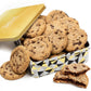 Holiday Chocolate Chip Cookies Gift Basket 1.5 LB Gourmet Tin Fudge Filled For Men Women | INDIVIDUALLY WRAPPED | Large Cookies