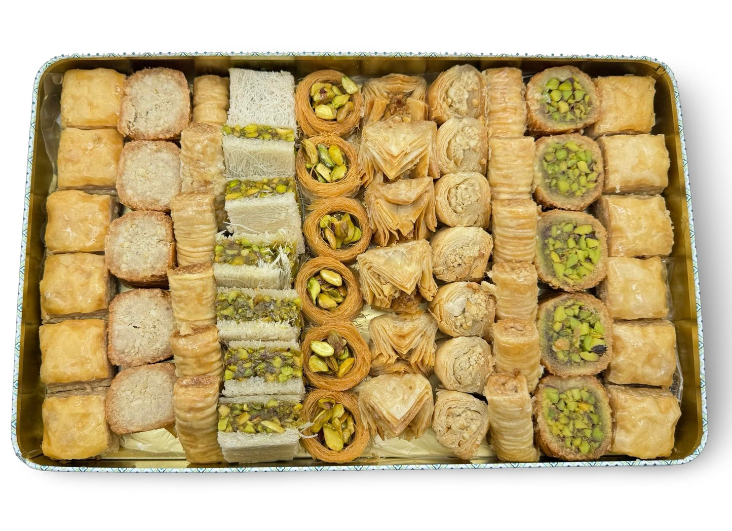 Al Bohsali 1870 - Premium Mediterranean Baklava Assorted Mix (53 Count)