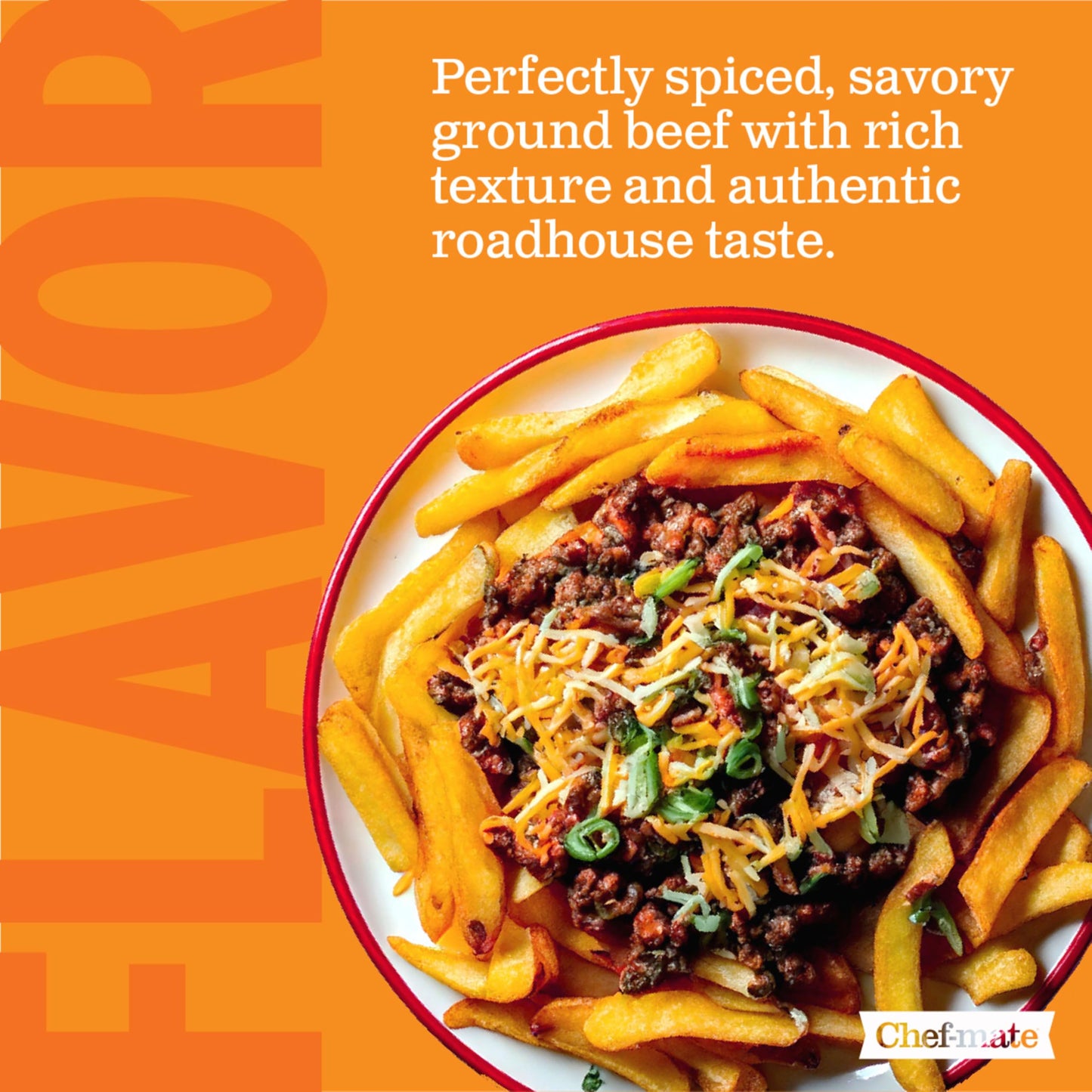 Chef-mate Beef Chili, Canned Chili with Meat, 6 lb 10 oz (#10 Can)