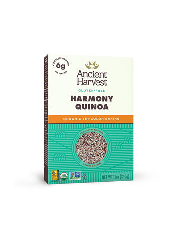 Quinoa Harmony Tri-Color Blend Gluten Free 12 Ounces (Case of 12)