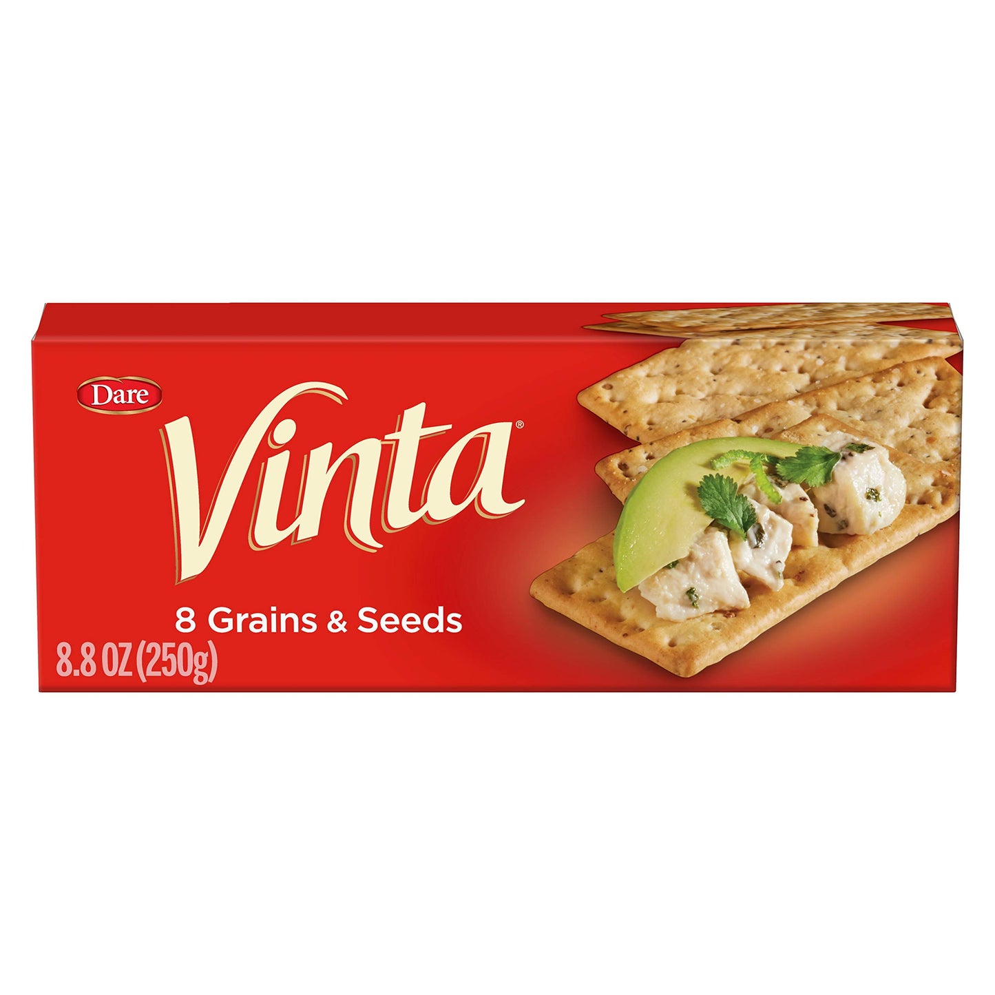 Vinta Crackers, Original - Delicious Bold Taste Of 8 Grains And Seeds - No Artificial Flavors, No Cholesterol, Peanut Free - Del