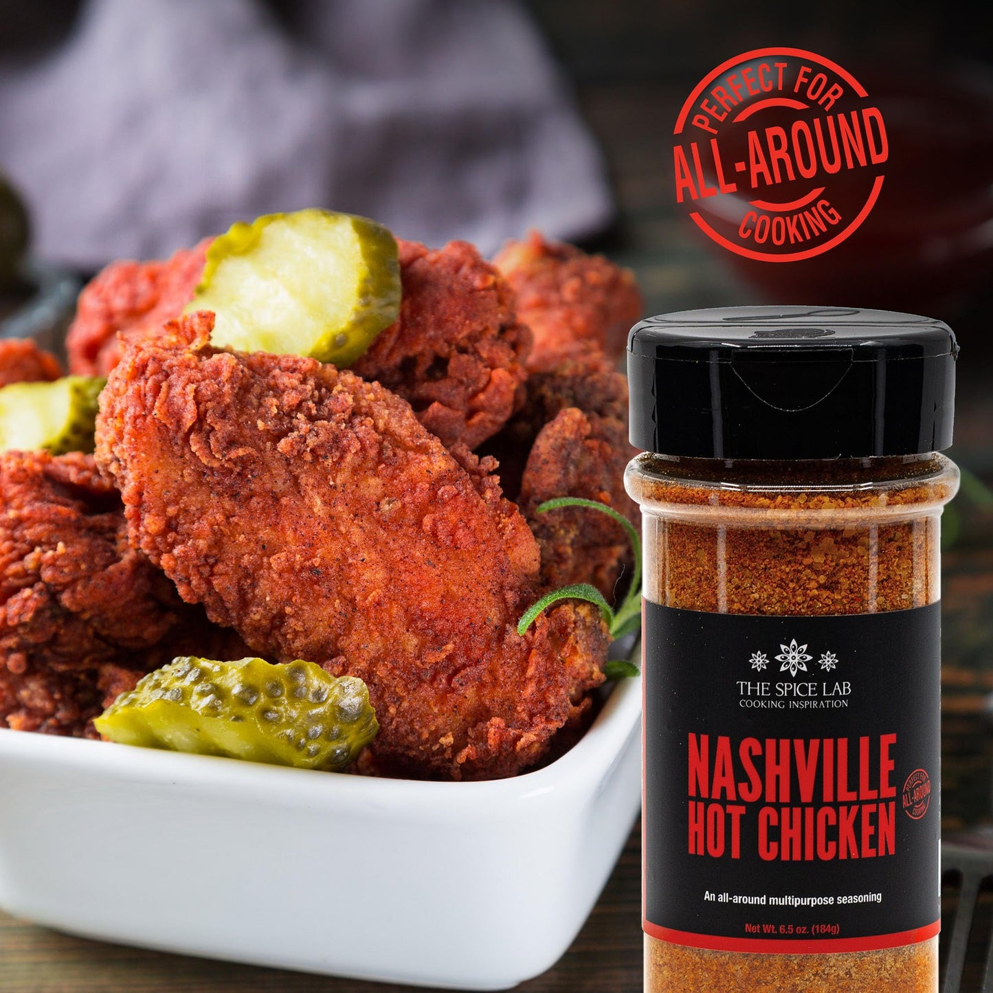 The Spice Lab Spices and Seasonings Set - 4 Piece Assortment - Ultimate Grilling Accessories - Made in the USA