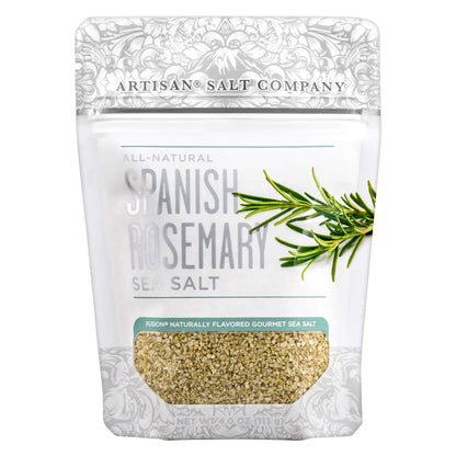 Artisan Salt Company Fusion Naturally Flavored Spanish Rosemary Sea Salt, Zip-Top Pouch, 4 Ounce