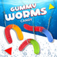 Gummy Worms Candy, Assorted Fruit Flavored (1 Pound Bag)