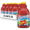Clamato Picante Tomato Cocktail, 64 fl oz (Pack of 8), Authentic Spicy Flavored Juice, Perfect for Mixers