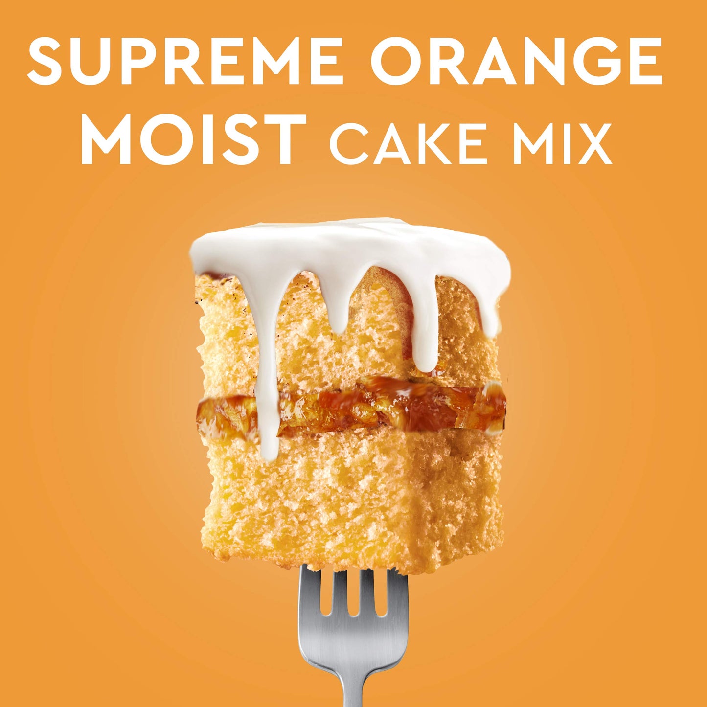 Duncan Hines Signature Perfectly Moist Orange Supreme Cake Mix 15.25 Ounce