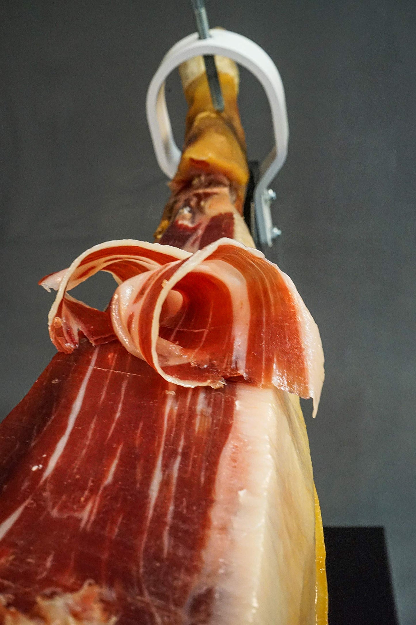 Carmen & Lola Eat España! Fermin Serrano Ham (Shoulder) 10-12 lb with Free Ham Holder, Carver cutting too, and Ham Cover
