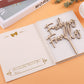 Lovenjoy Gift Boxed Funny Finally Wedding Cake Topper Fun Mr And Mrs Cake Decorations, Rustic Wood