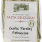 Pasta Deliziosa! Handcrafted Pasta, Garlic Parsley Fettuccine, 12 Ounce