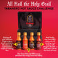 Tabanero Mini Hot Sauce Challenge Box - Original, Extra Hot, XXX Hot & Dragon’s Breath - Gluten Free, Vegan, 4-Pack, 1.7 oz Bottles