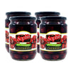 Sophia Foods Sour Cherries  Pitted  24Oz Jar (4-Pack) | Tart Cherries In A Jar For Baking  Mixed Flavors  And Snacks | Great For Old Fashioneds | Canned Fruit Garnish & Dessert Topping