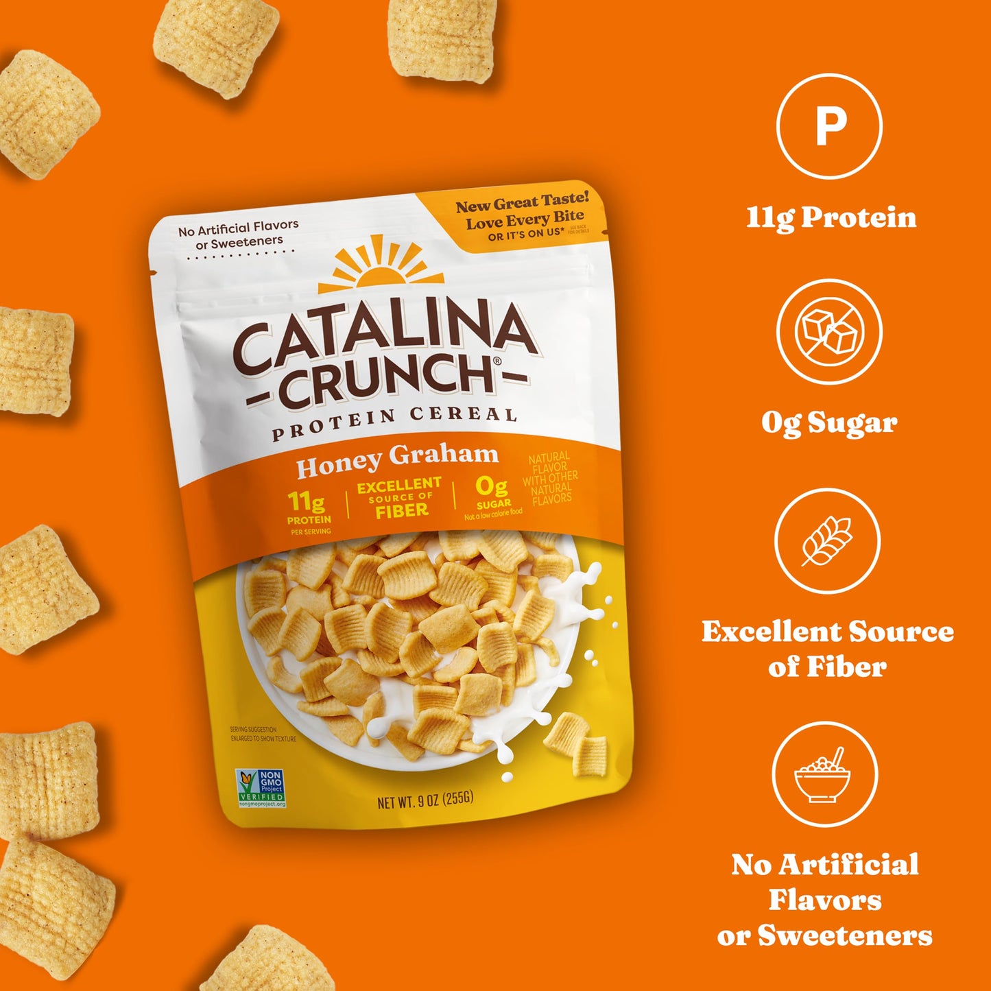 Catalina Crunch Protein Cereal | Sugar Free Breakfast Cereal with 11g of Protein | Gluten Free, Keto Friendly | Variety Pack Dar