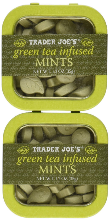 Trader Joe'S Green Tea Mints (Pack Of 2)