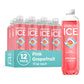 Sparkling Ice Pink Grapefruit Sparkling Water, Zero Sugar, 17 fl oz Bottles, Pack of 12