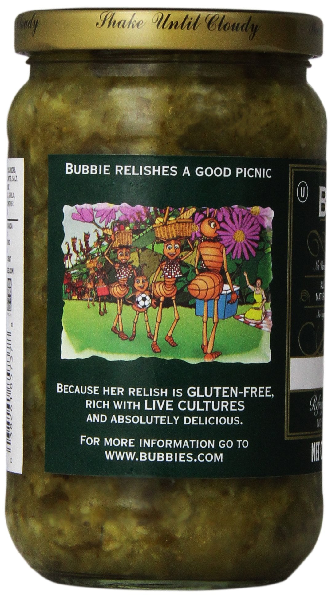 Bubbies, Relish, Kosher Dill, 16 Oz