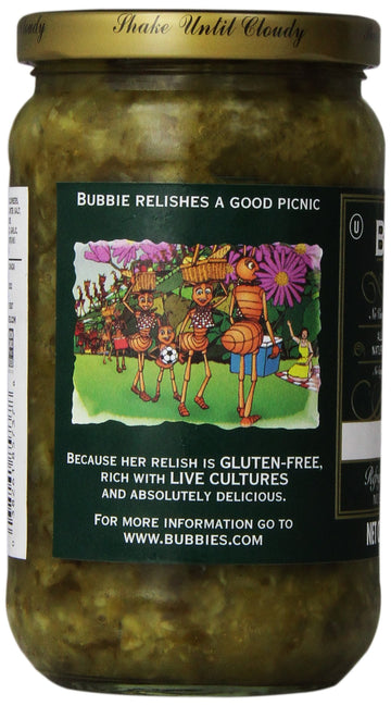 Bubbies, Relish, Kosher Dill, 16 Oz