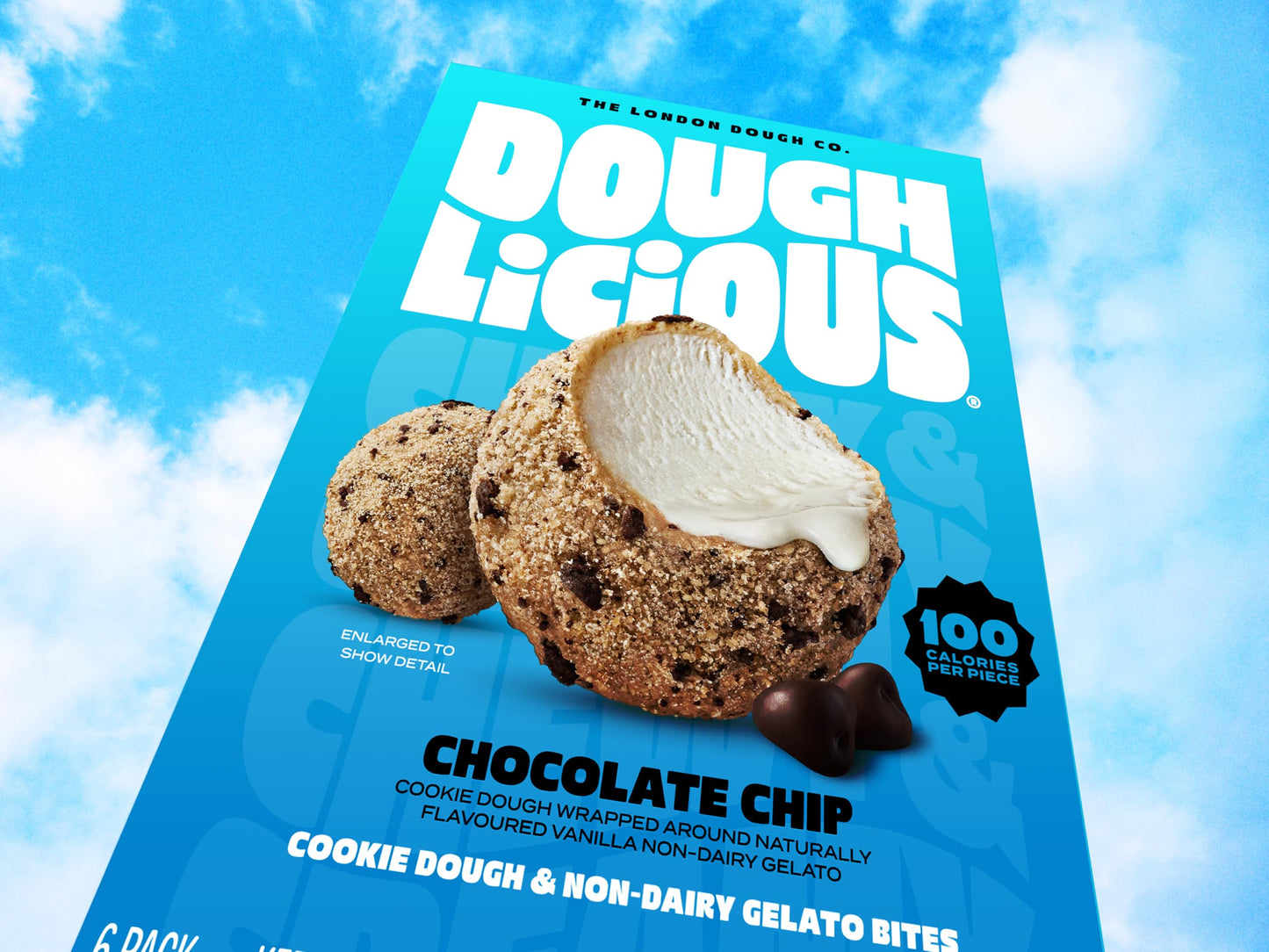 DOUGHLICIOUS Chip Chocolate Cookie Dough & Gelato Bites, 6.77 OZ