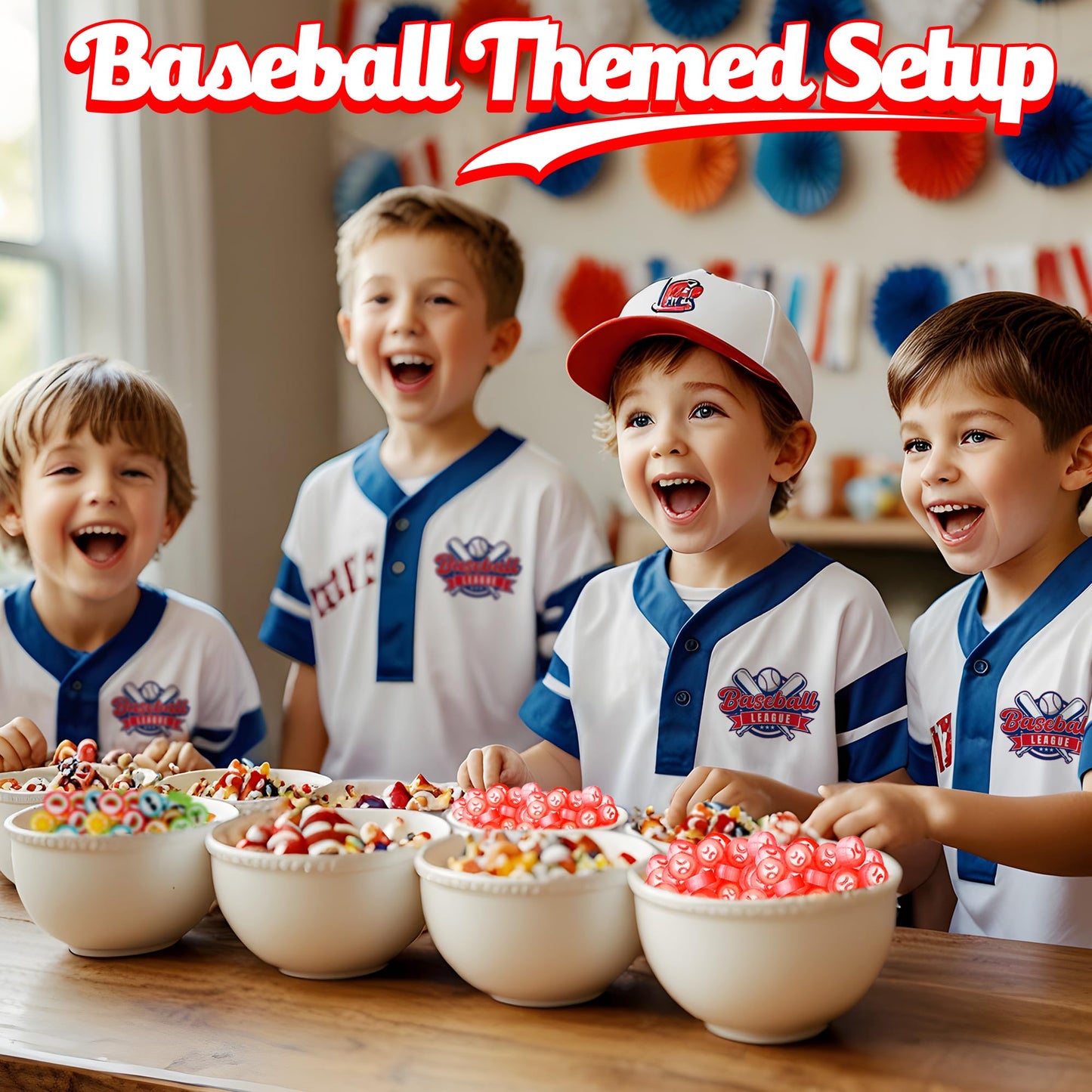Baseball Candy - 8 Oz Resealable Bag Of Individually Wrapped Small Hard Candies (Approx. 58 Pcs) - Great For Baseball Party Favo