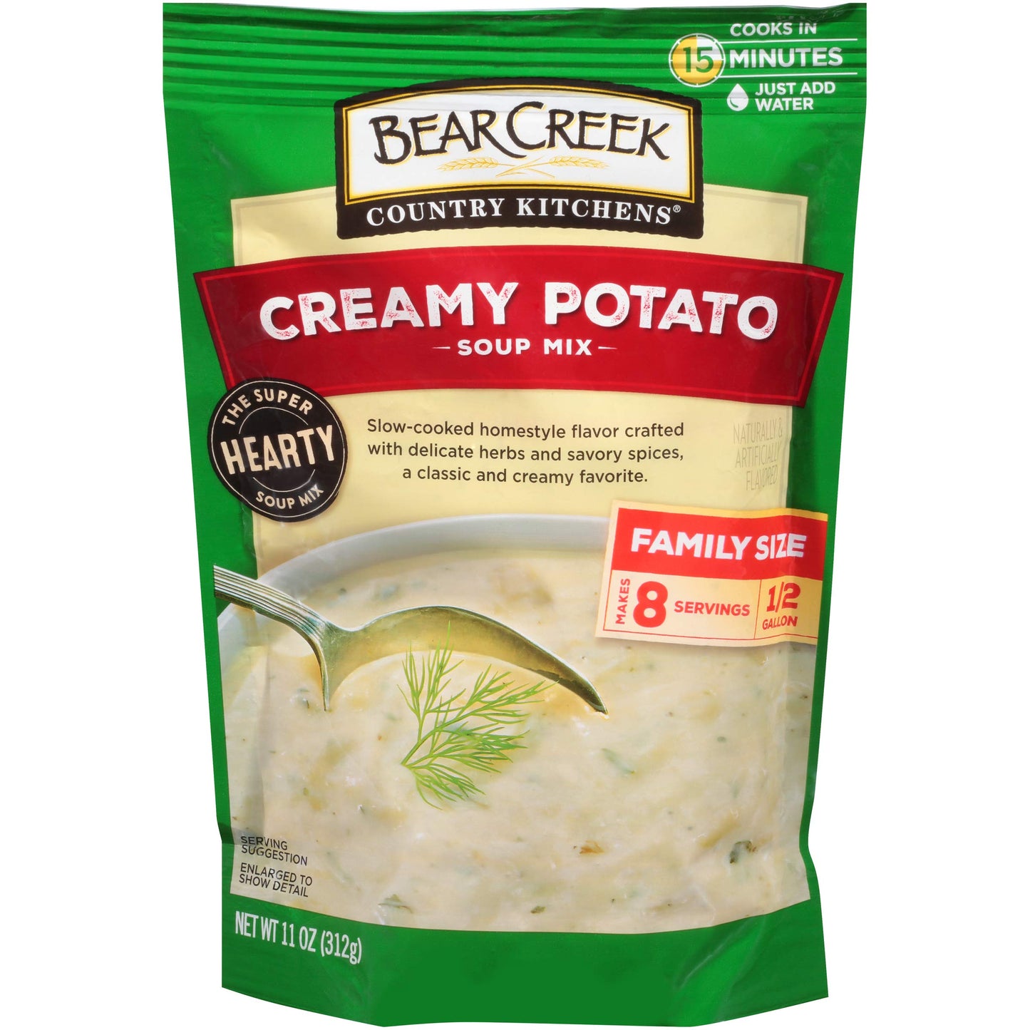 Bear Creek Soup Mix, Creamy Potato, 11 Ounce (Pack of 6)