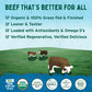 Verde Farms, Beef Stew Meat, Organic, Grass-Fed, 1 lb