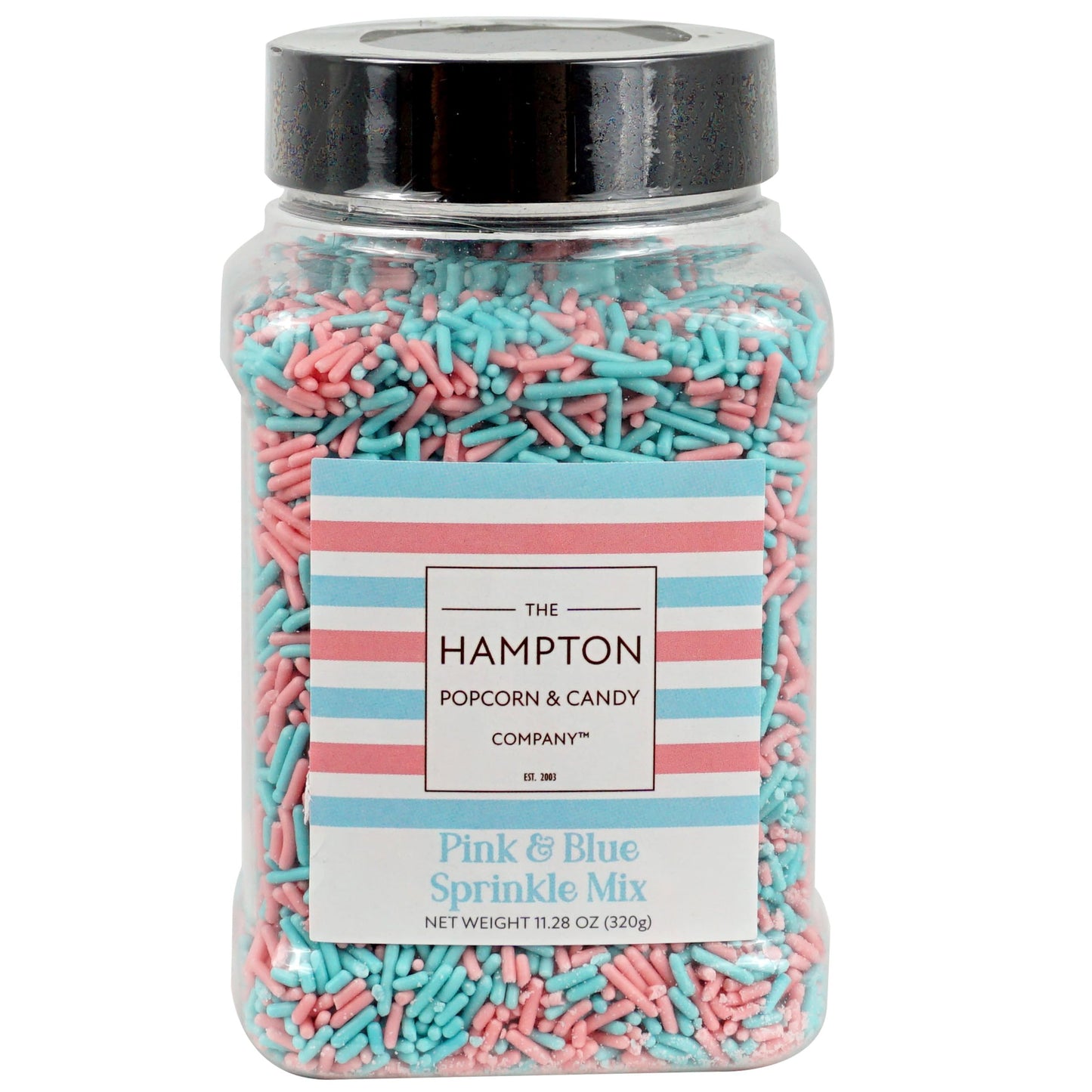 Blue & Pink Sprinkles Jimmies 11.28 Oz, Sprinkles For Cake Decorating, Cake Sprinkles, Gender Reveal Candy, Pink And Blue Candy,