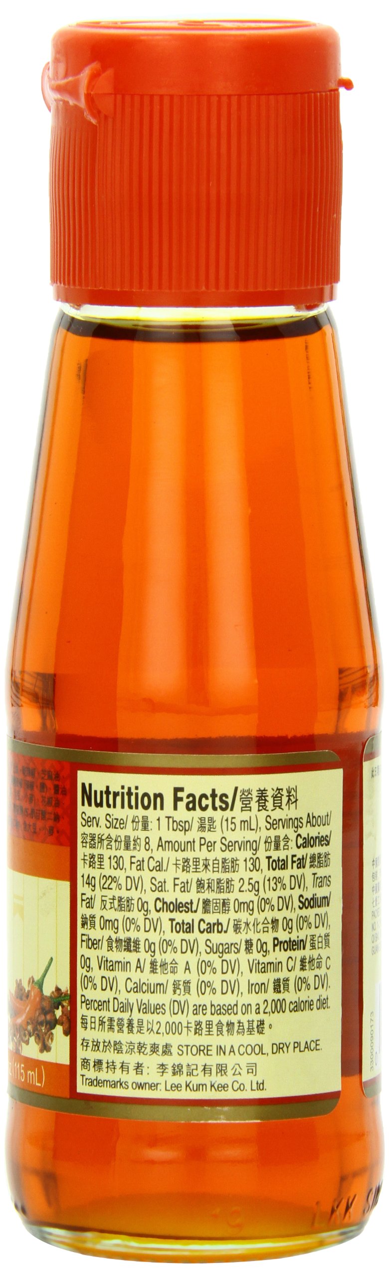 Lee Kum Kee Peppercorn Chili Oil, 3.9 Ounce (Pack Of 12)