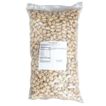 Pistachios In Shell, 5 Pound Bag, Roasted & Salted Nuts, 80 Ounce Bulk Bag