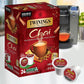 Twinings Chai Black Tea K-Cup Pods, Naturally Sweet & Savory, 24 Count (Pack of 2), Caffeinated, 0.12 Ounce Each