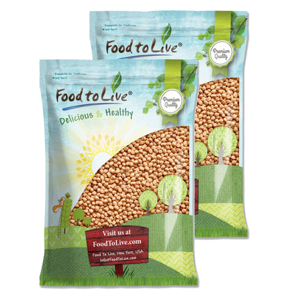 Food to Live - Garbanzo Beans, 25 Pounds Whole Dried Raw Chickpeas, Kosher, Vegan, Bulk, Sproutable, Low Sodium, Good Source of 