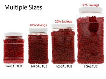 Hot Tamales Bulk 7Lb - Original Soft Chewy Cinnamon Candy In 128 Fl Oz Gift Ready Reusable Square Jar